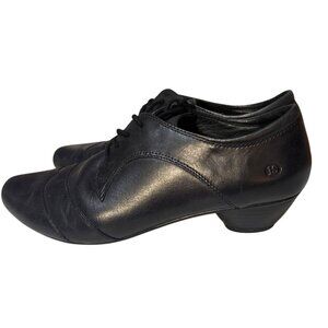 Josef Seibel‎ Womens 9.5 Black Leather Oxford Shoes